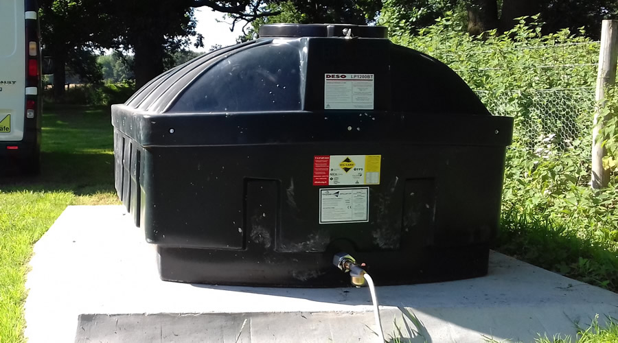 New Oil Tank Installation